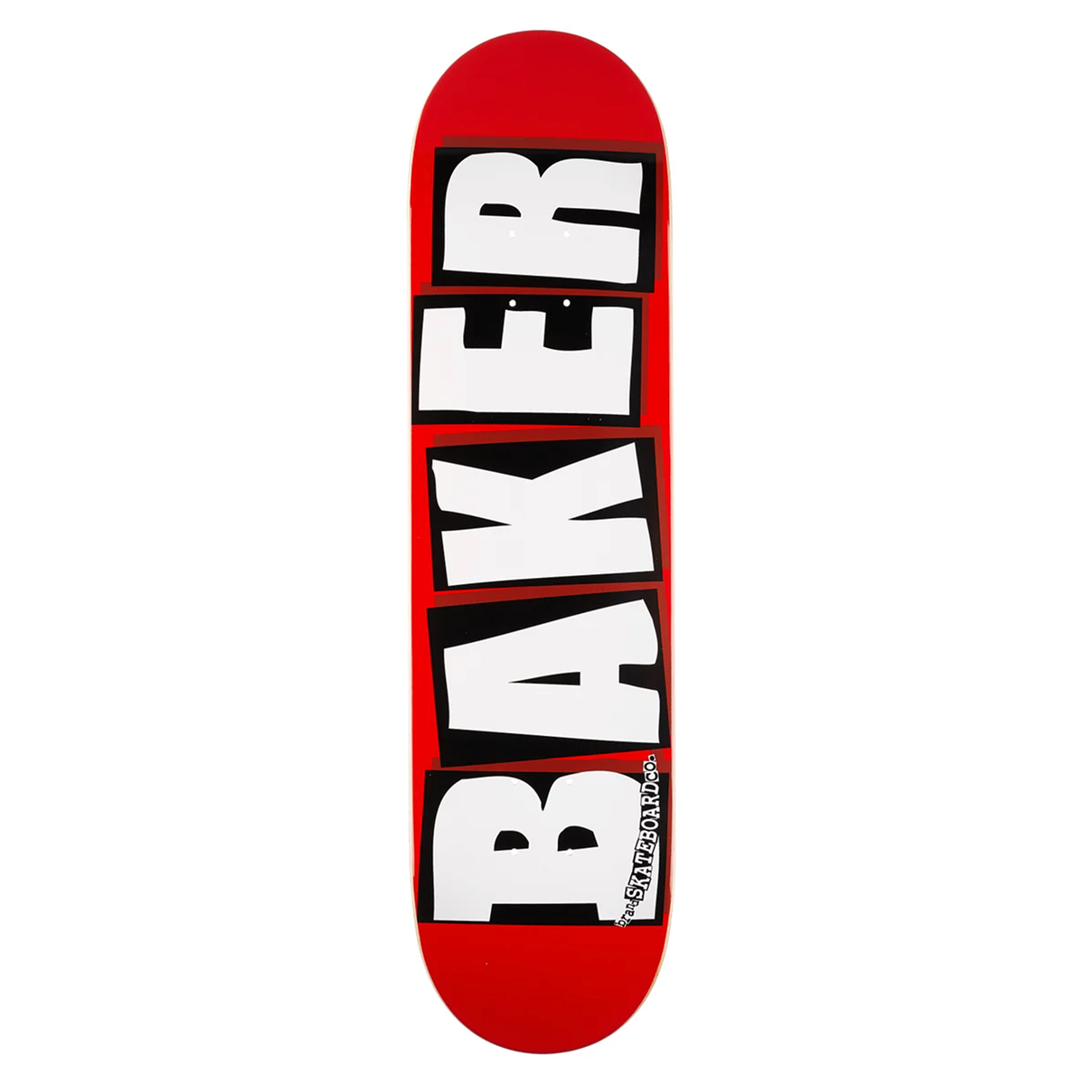 Baker Brand Logo Deck Red/White - Assorted Sizes
