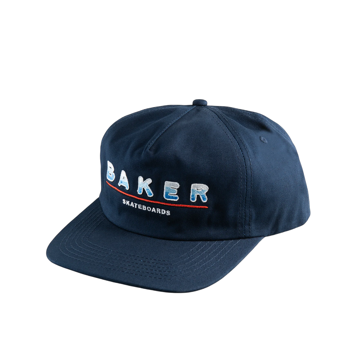 Baker Heat Snapback Hat - Navy