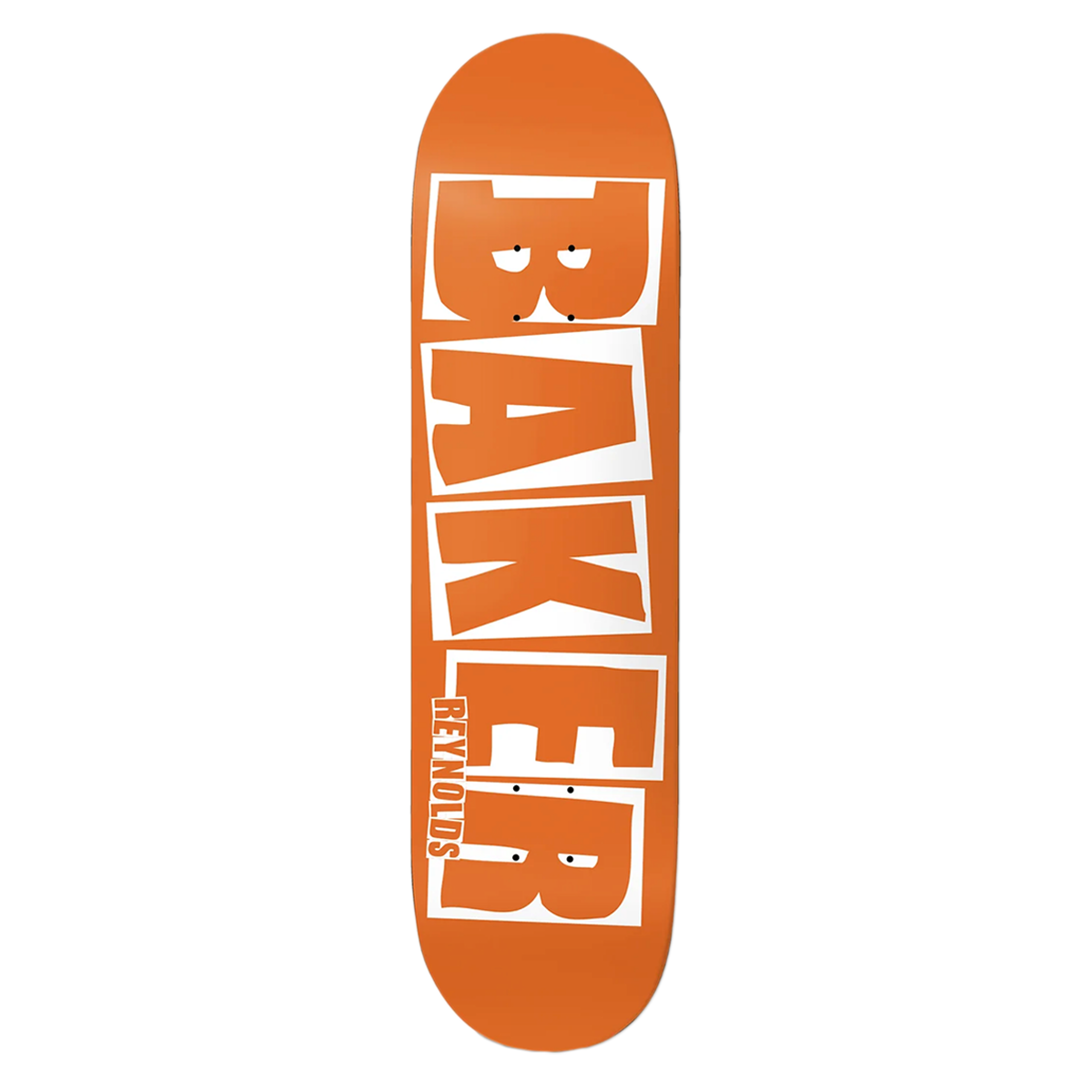 Baker Reynolds Brand Name Orange Skate Deck - 8.38 - Directive