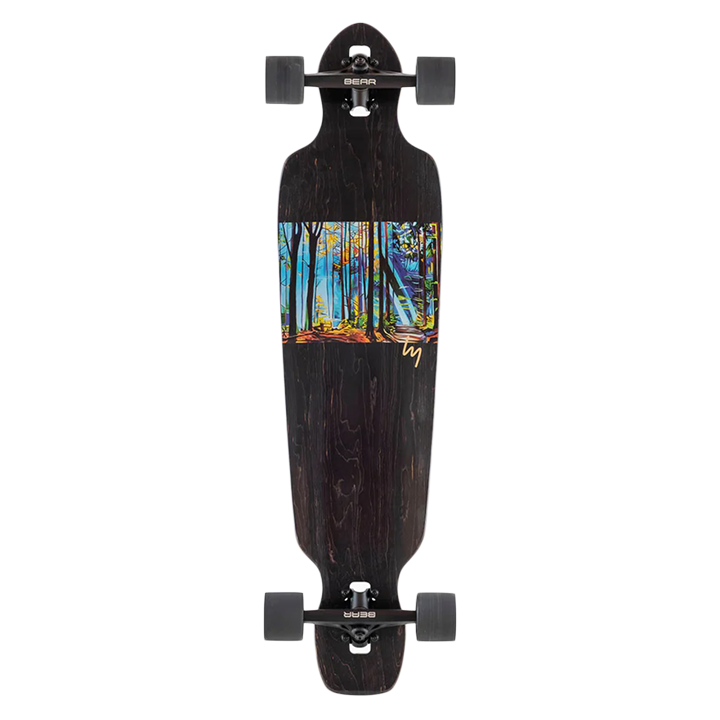 Landyachtz Battle Axe Forest Longboard Complete - 38.2