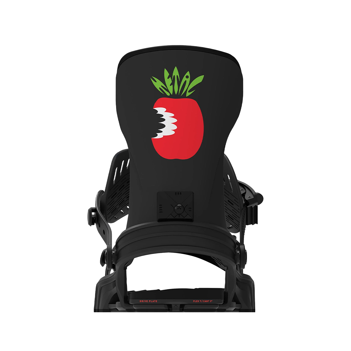 Bent Metal 2027 Forest Bailey Axtion Snowboard Bindings - Red / Black