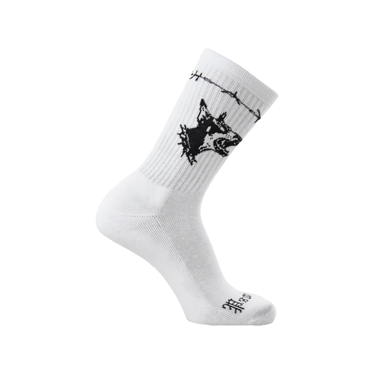 Psockadelic Beware Psocks - White