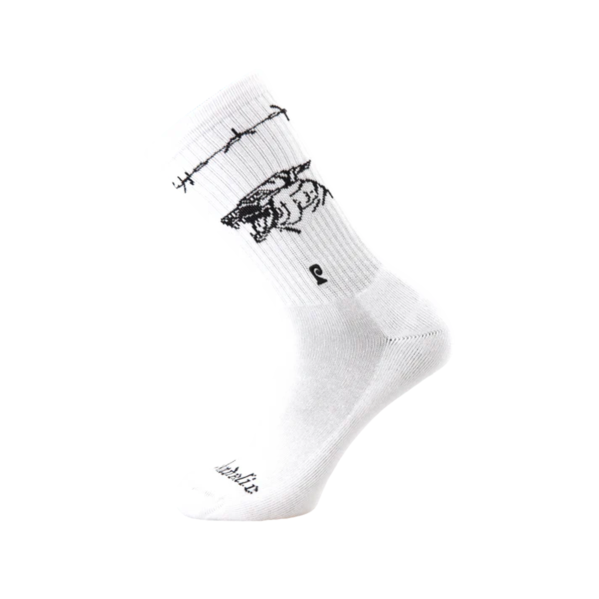 Psockadelic Beware Psocks - White