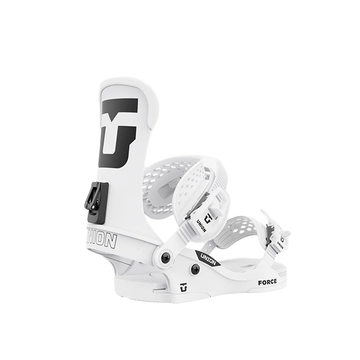 Union 2025 Force Classic Snowboard Bindings - White Team HB