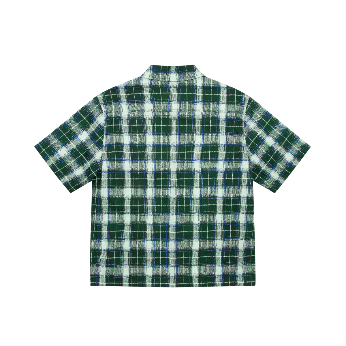 WKND Wilson Zip Shirt - Green Plaid