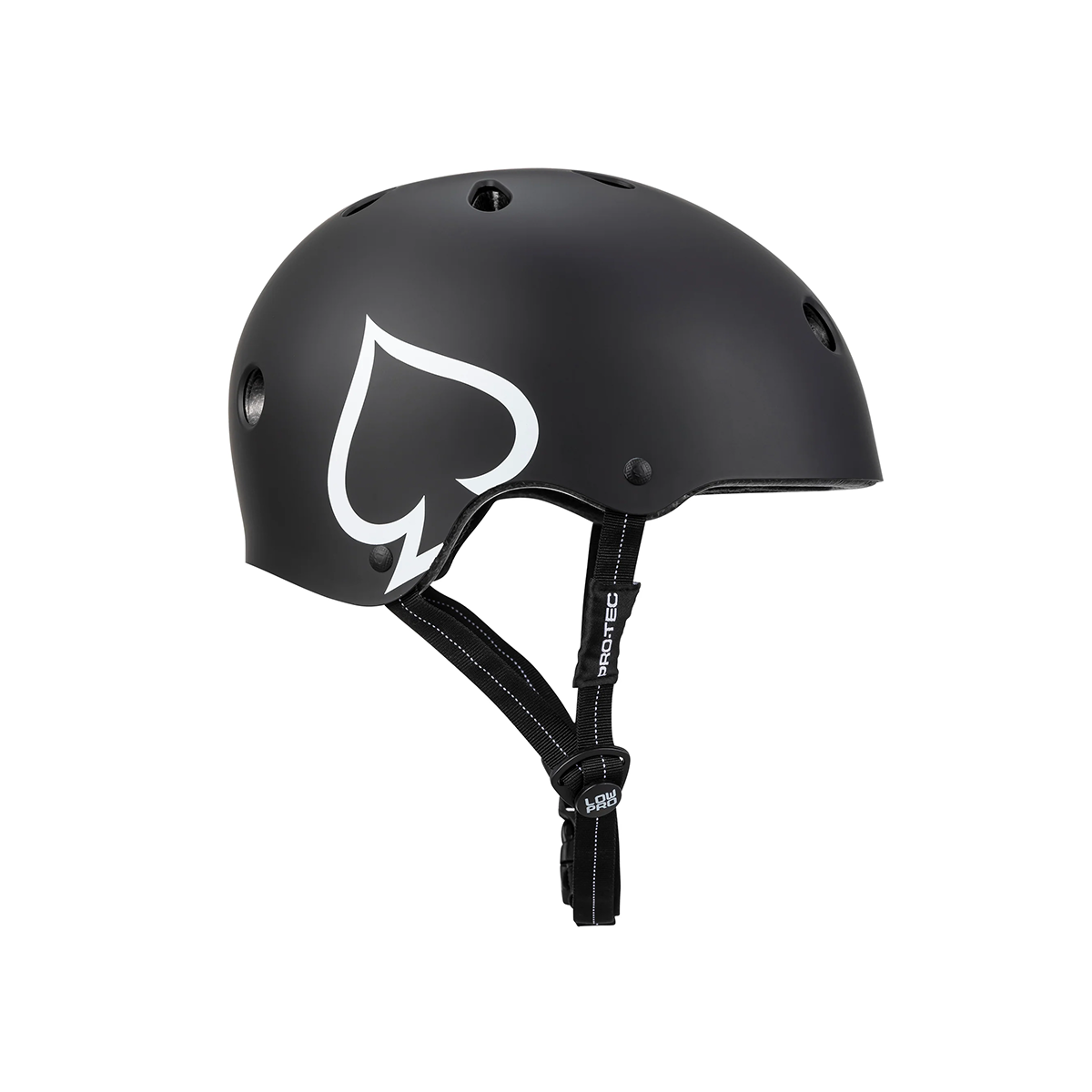 Pro Tec LOW PRO Certified Helmet - Matte Black