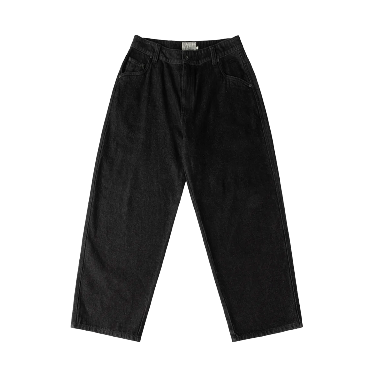 Dime Baggy Denim Pants - Black Washed