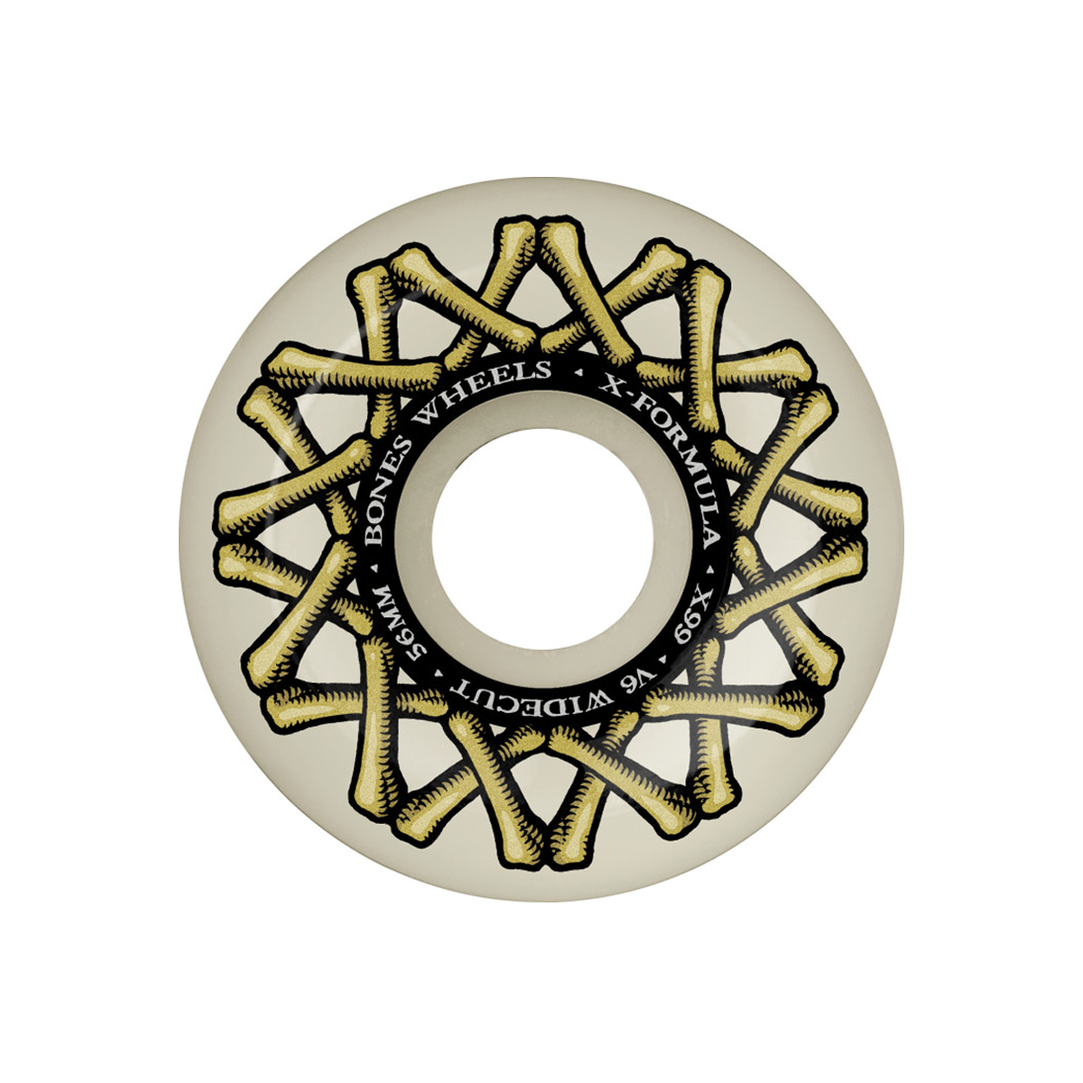 Bones X-Formula XF Widecut V6 Wheels 99a Natural - 56 mm