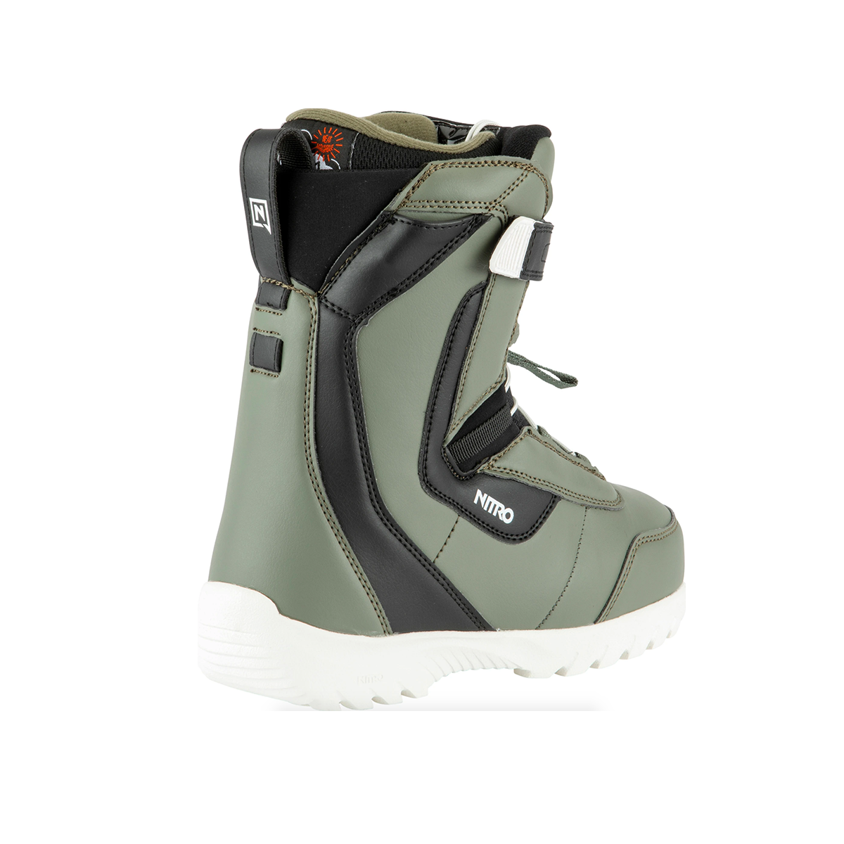 Nitro Droid QLS Youth Snowboard Boot - Charcoal