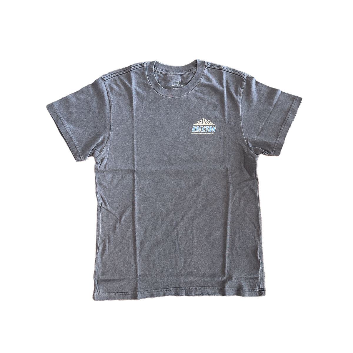 Brixton Madden Short Sleeve Standard T-Shirt - Black Worn Wash