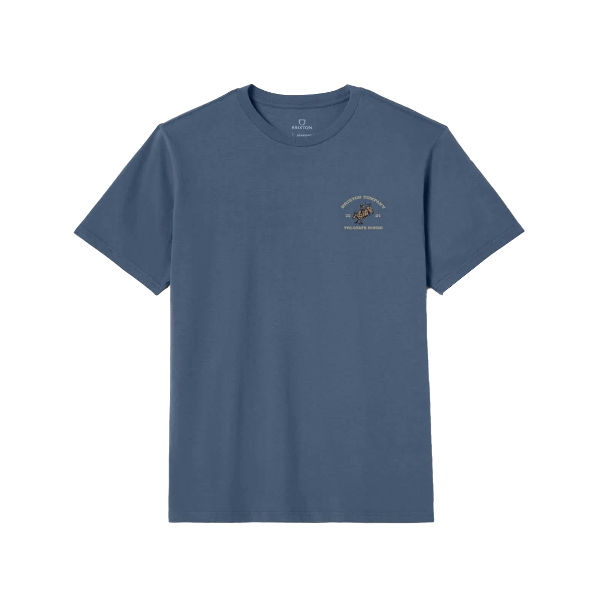 Brixton Danforth Standard T-Shirt - Harbor Blue