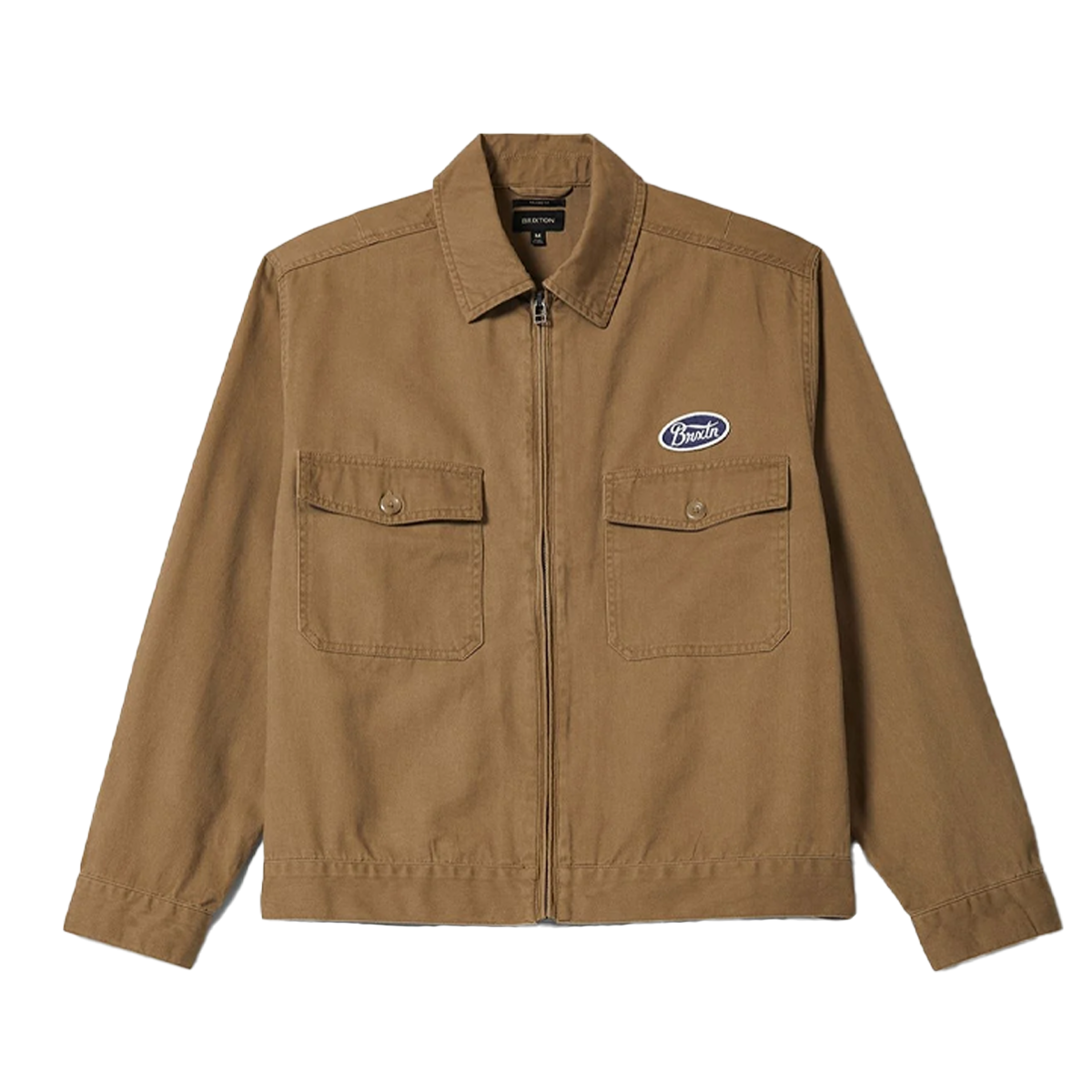 Brixton Trademark Lightweight Garage Jacket - Washed Khaki
