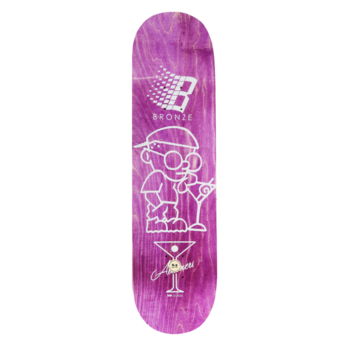 Alltimers X Bronze56k PB & J Skate Deck - 8.25