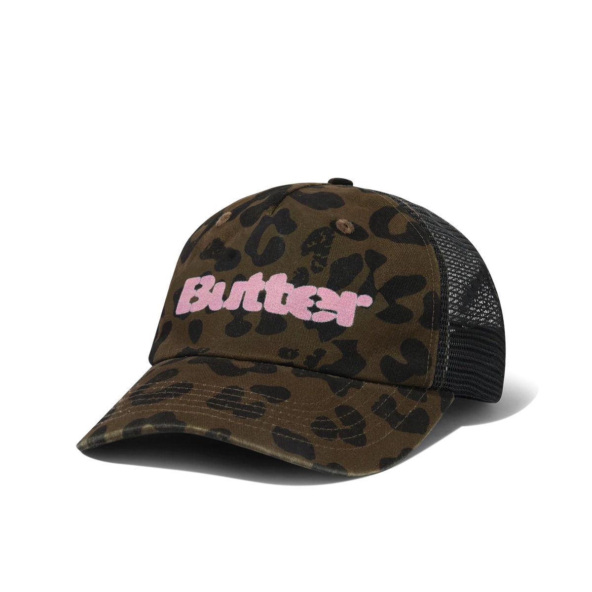 Butter Stencil Trucker Cap - Leopard