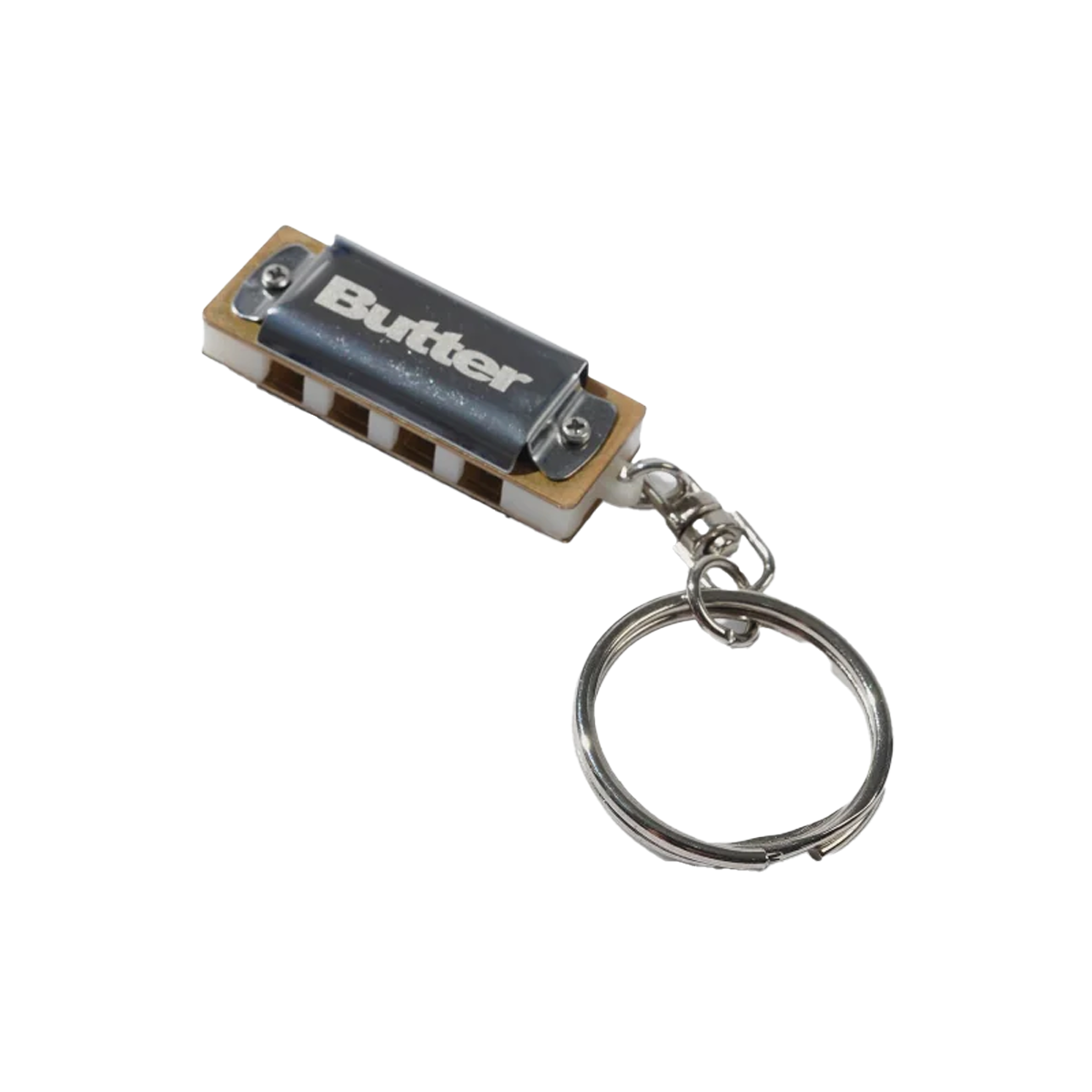 Butter Harmonica Key Chain