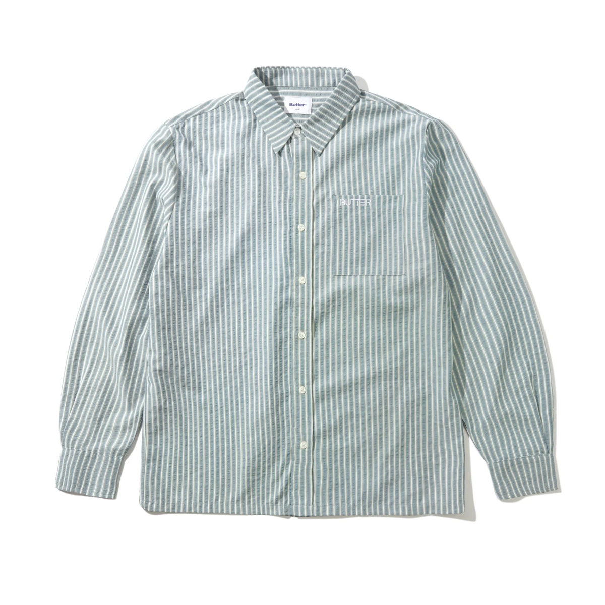 Butter Stripes Button Up Shirt - Navy