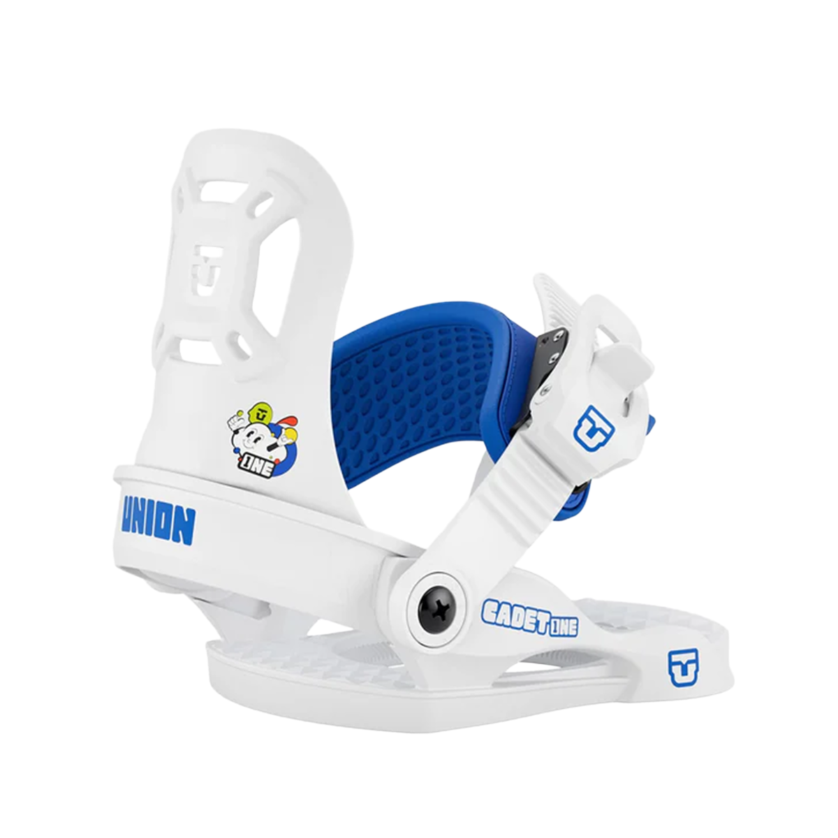 Union Kid's Cadet One Snowboard Bindings - White