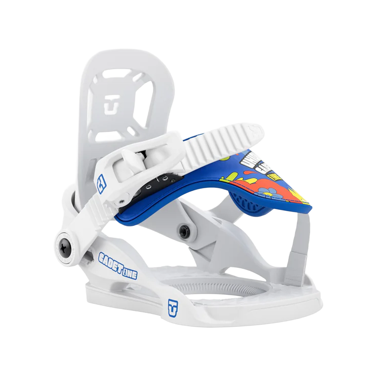 Union Kid's Cadet One Snowboard Bindings - White