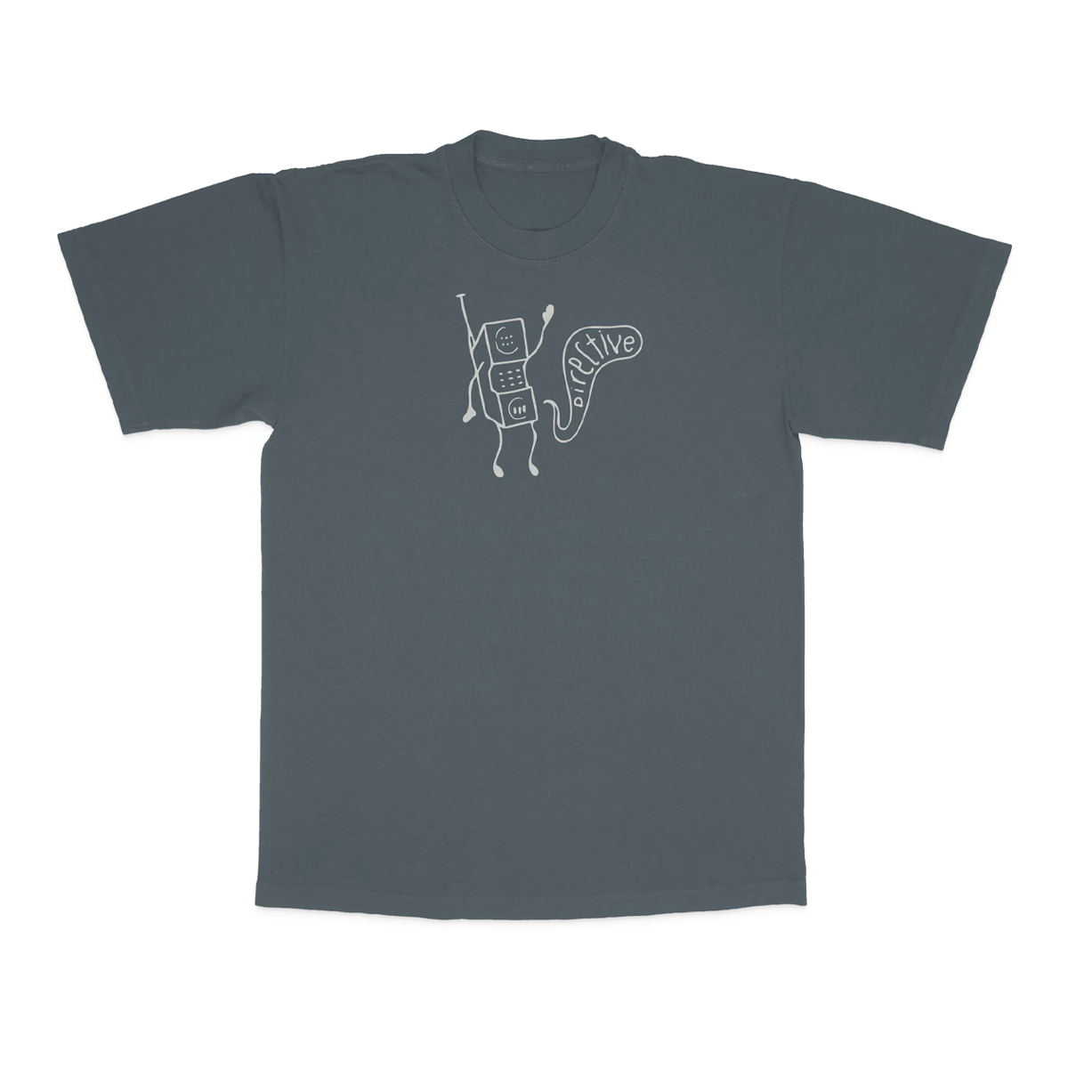 Directive Call Me T-Shirt - Charcoal