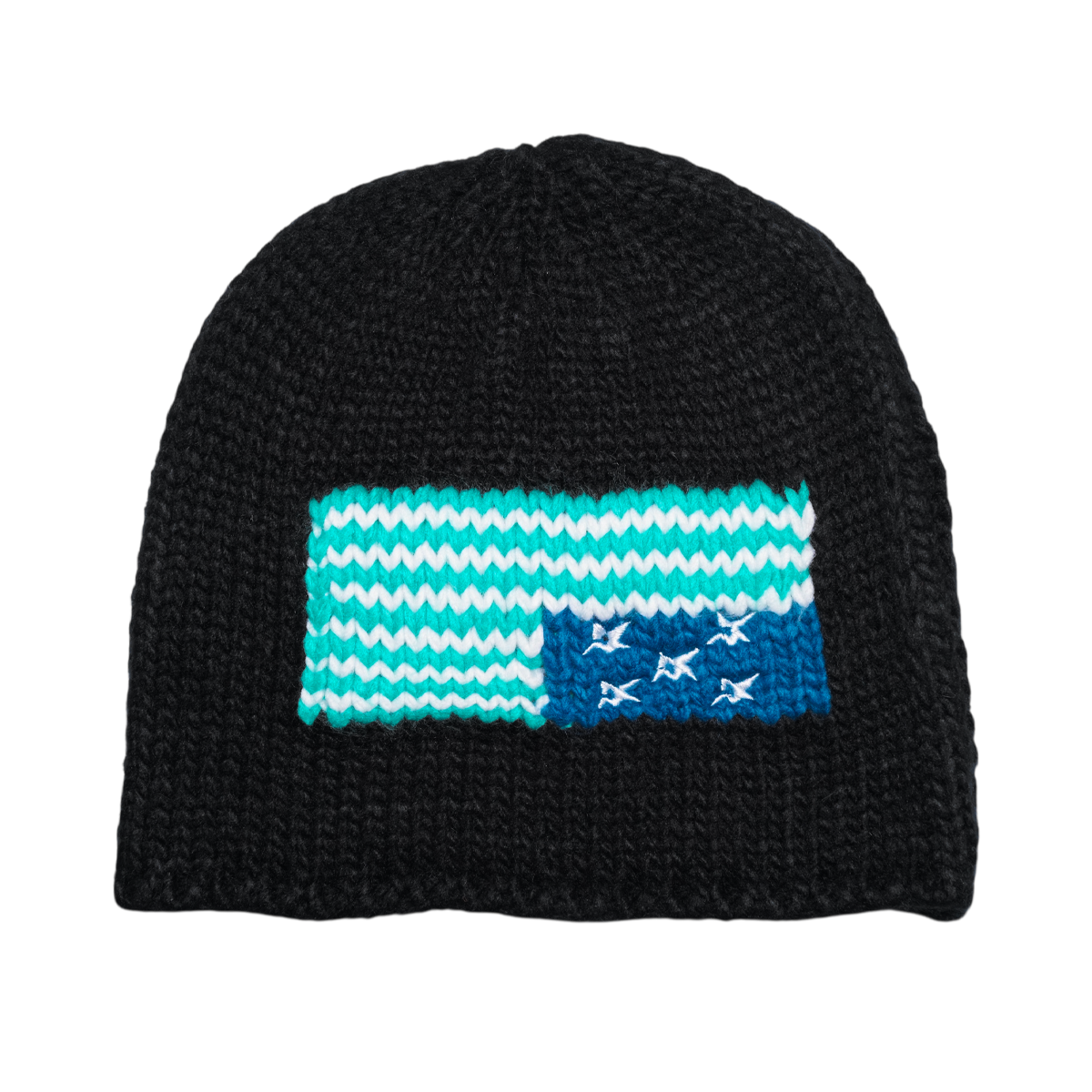 Carpet Knit Flag Beanie - Assorted Colors