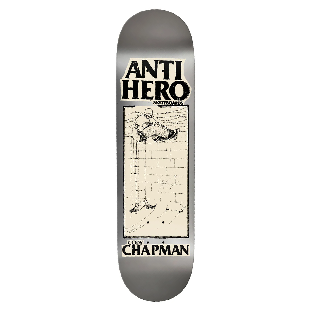 Antihero DBX Chapman Lance Skate Art Skate Deck - 8.32