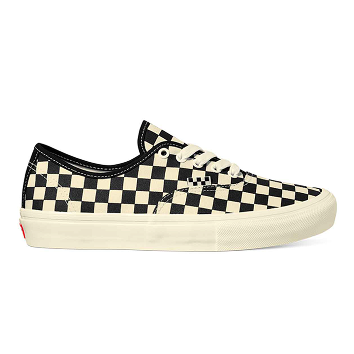Vans Skate Authentic Shoes- Checkerboard Marshmallow
