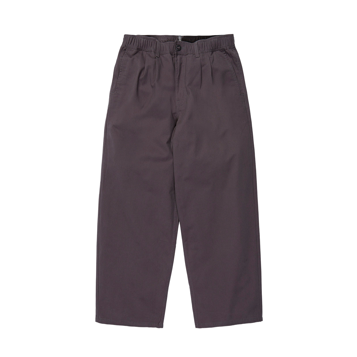 Volcom Chillow Pleat Elastic Waist Pants - Asphalt Black