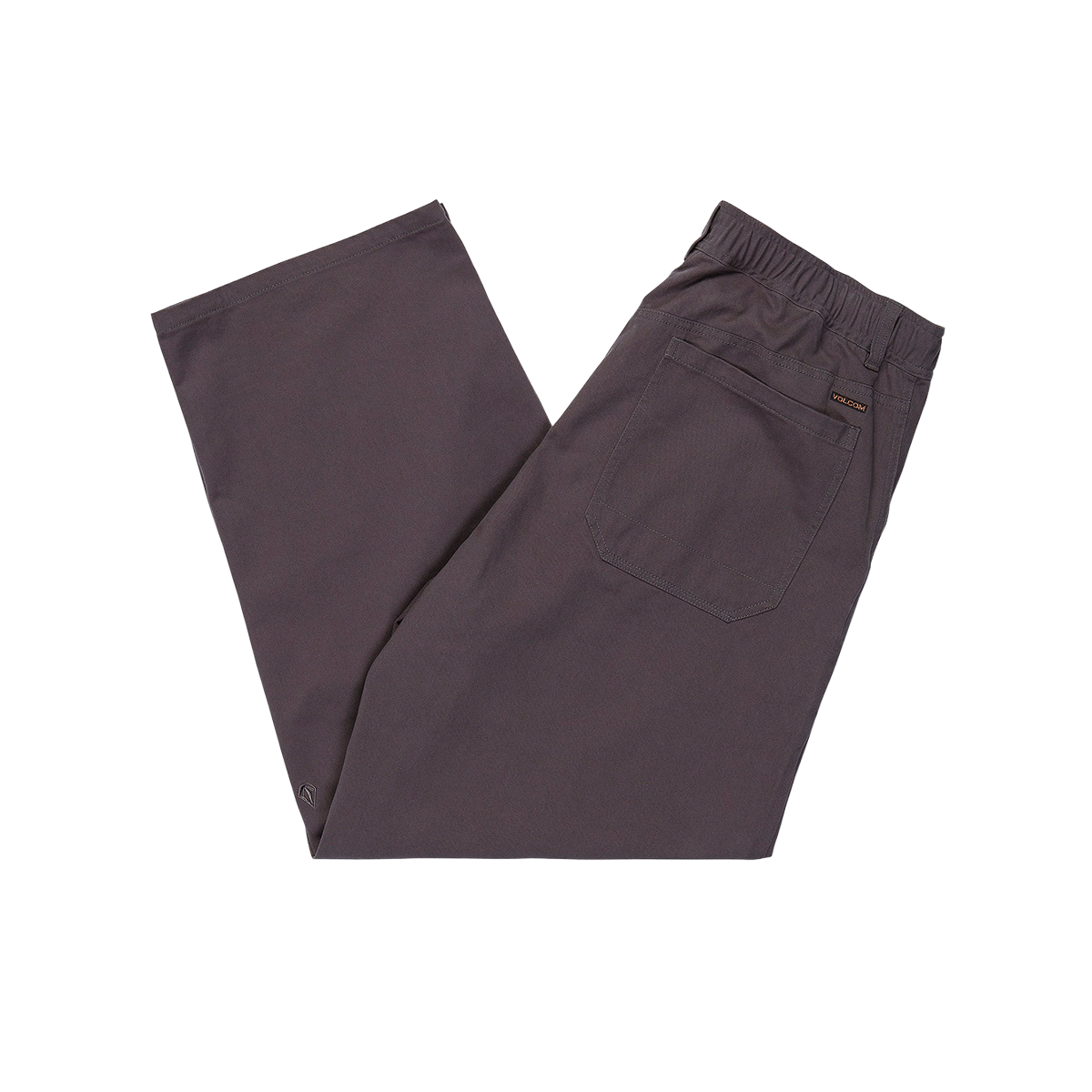 Volcom Chillow Pleat Elastic Waist Pants - Asphalt Black