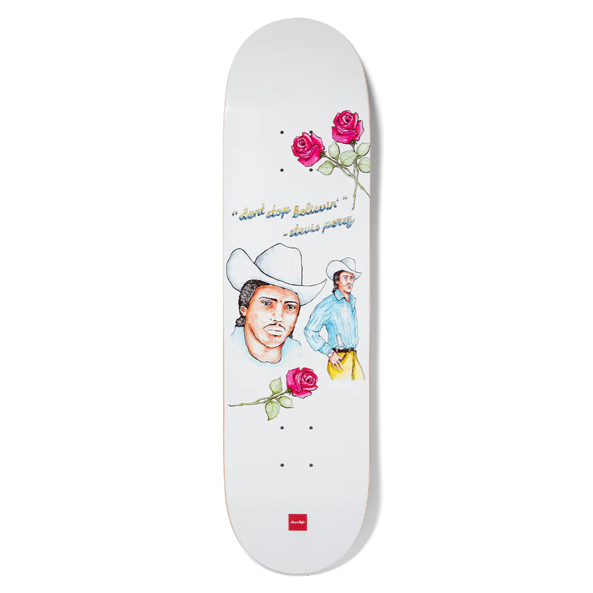 Chocolate Perez Believin' Skate Deck - 8.0