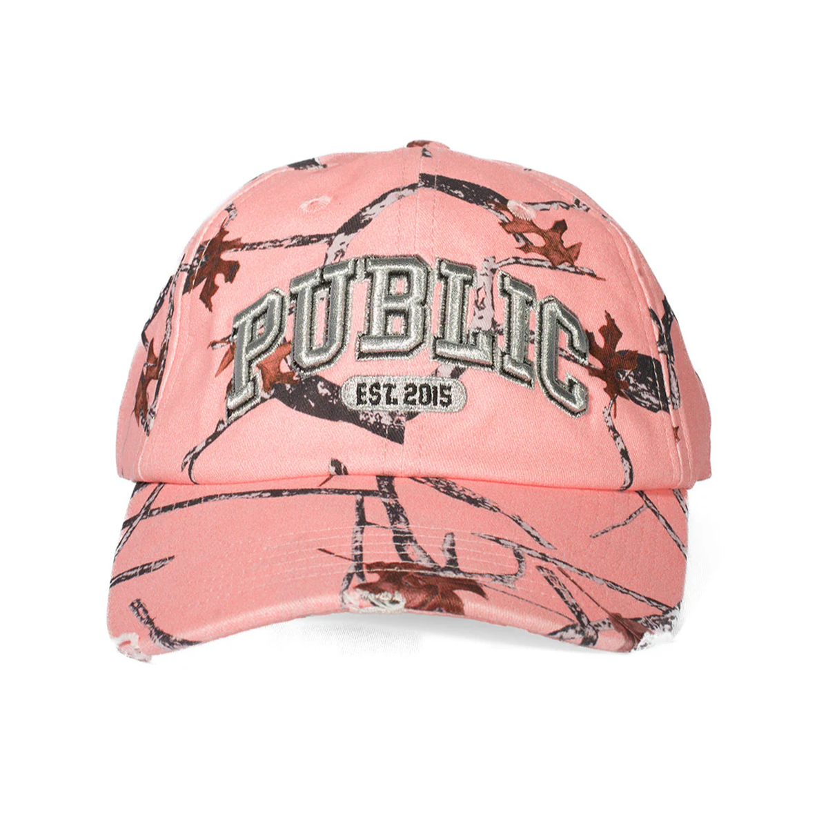 Public Collegiate Cap - Pink Camo