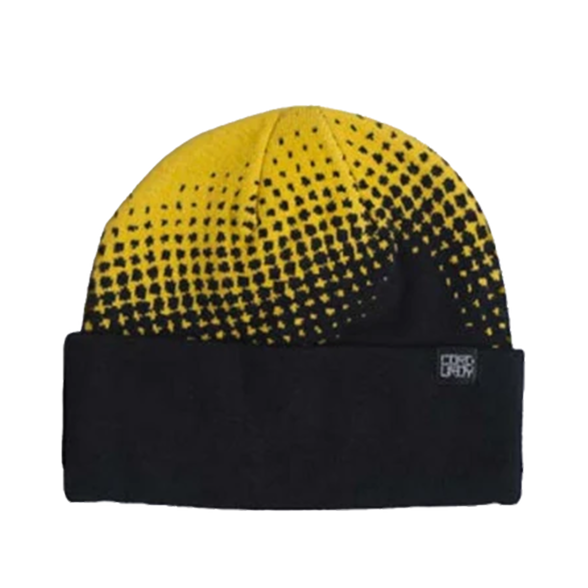 Corduroy Halftone Beanie - Black