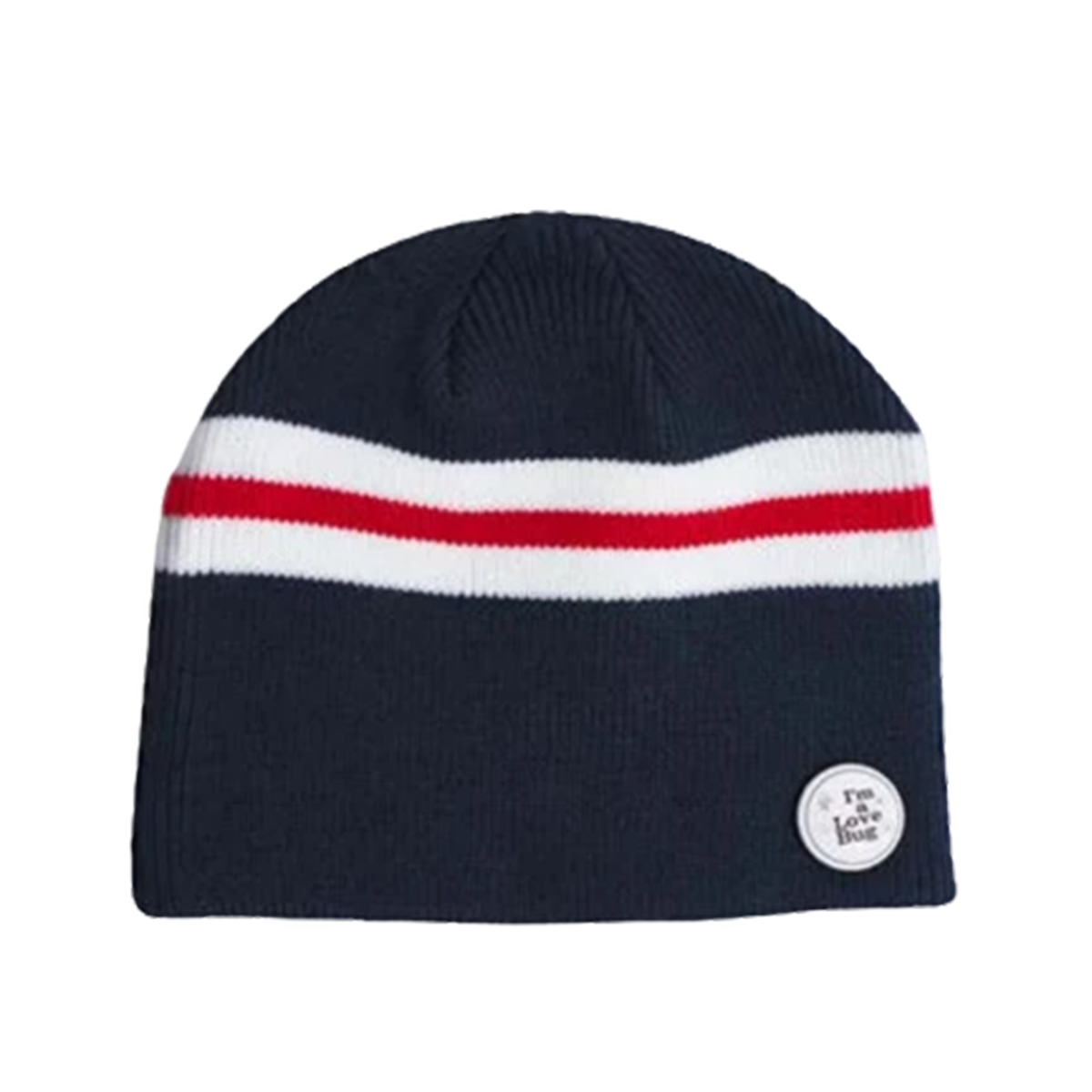 Corduroy Love Bug By Kennedi Deck Beanie - Navy