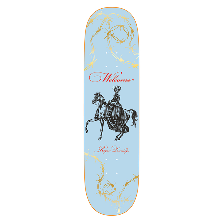 Welcome Cowgirl On Enenra Skate Deck - 8.5