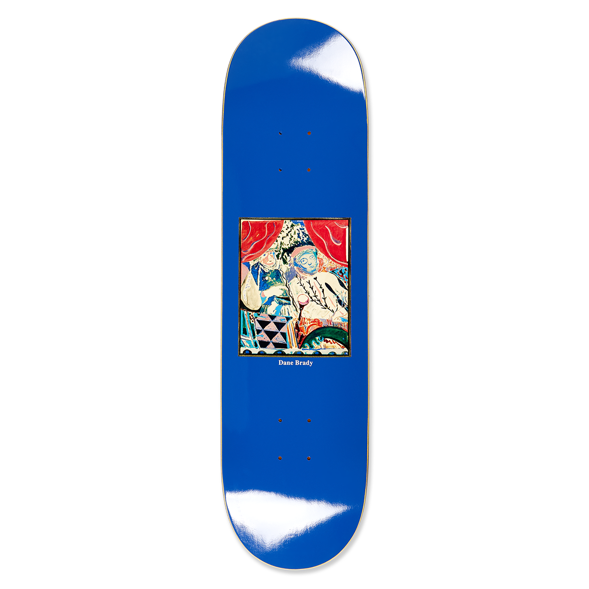 Polar Dane Brady Time Travelers Blue Skate Deck - 8.5