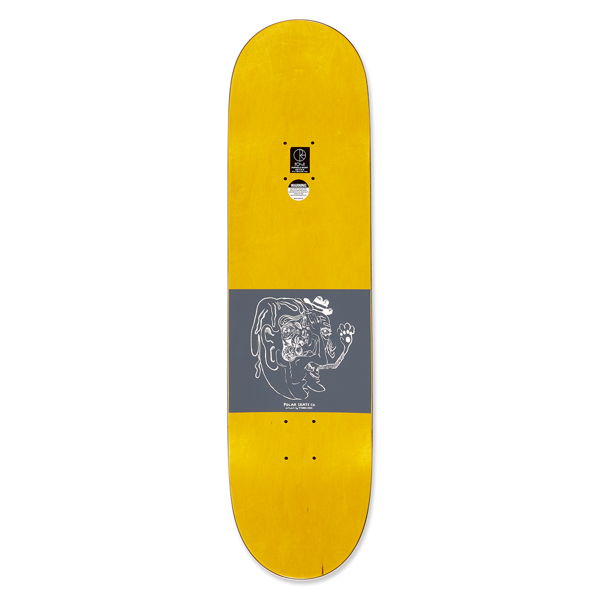 Polar Dane Brady Time Travelers Blue Skate Deck - 8.5