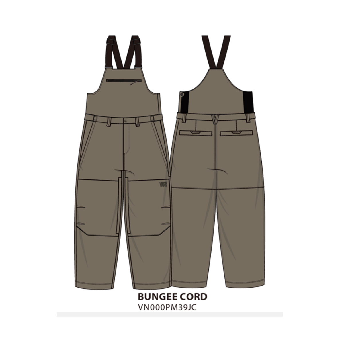 Vans Deep Daze 3L Snow Bib - Bungee Cord