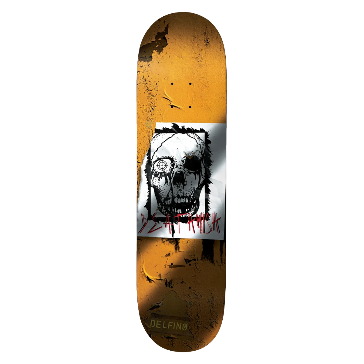 Deathwish Pedro Delfino Torn Skate Deck - 8.25