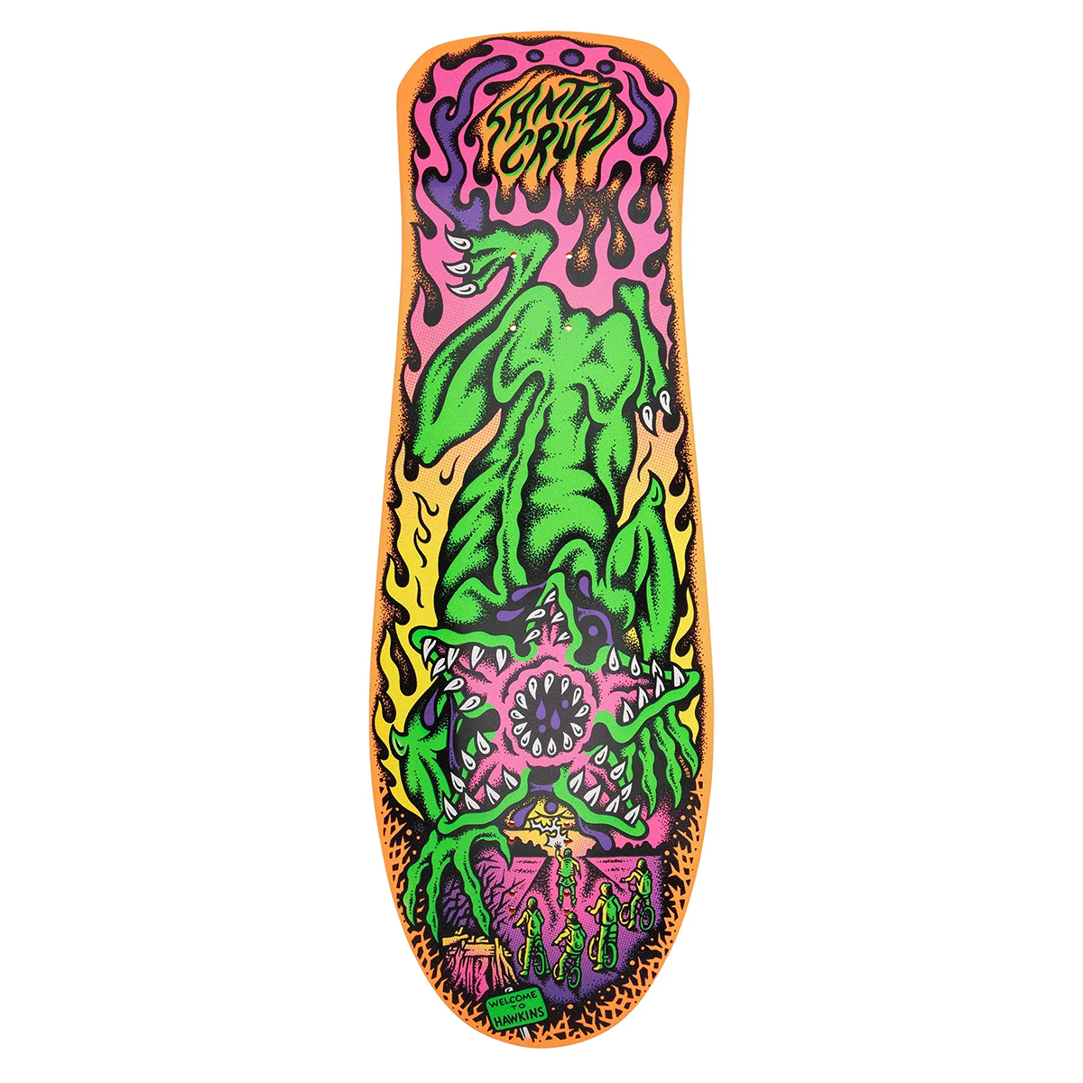 Santa Cruz x Stranger Things Salba Demogorgon Skate Deck - 10.3