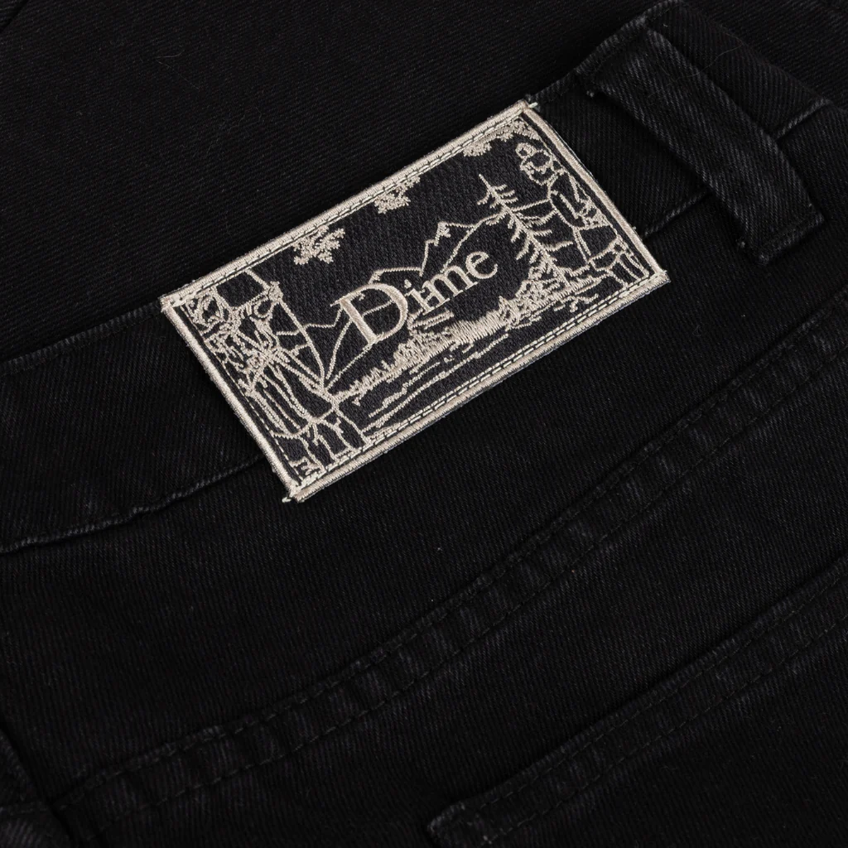 Dime Carpenter Denim Shorts - Jet Black