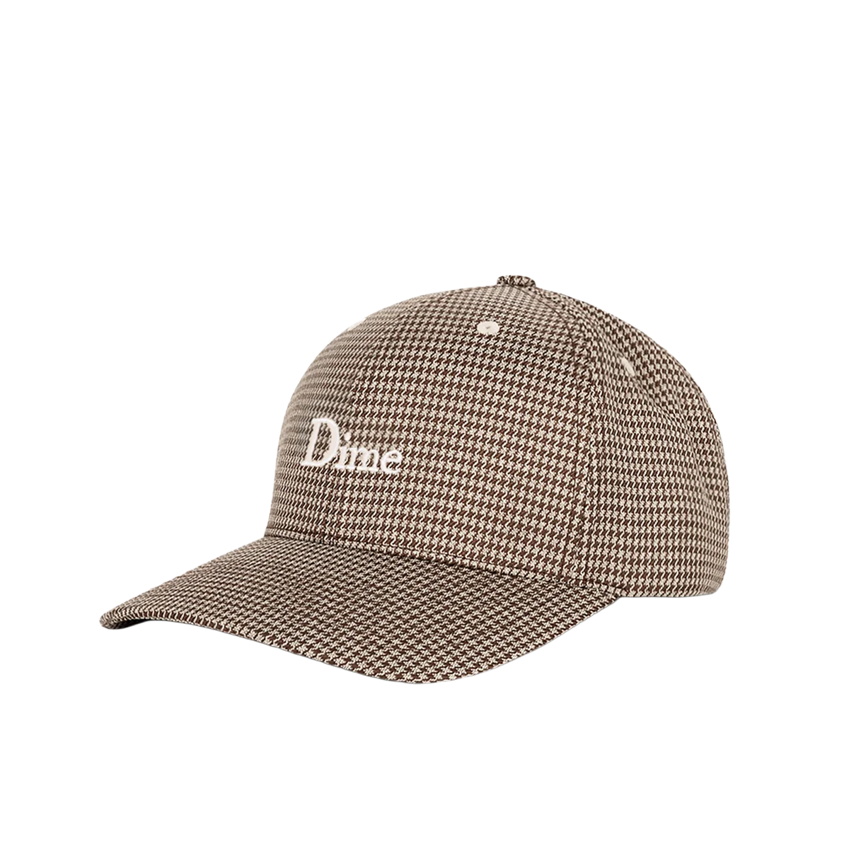 Dime Classic Houndstooth Low Pro Cap - Camel