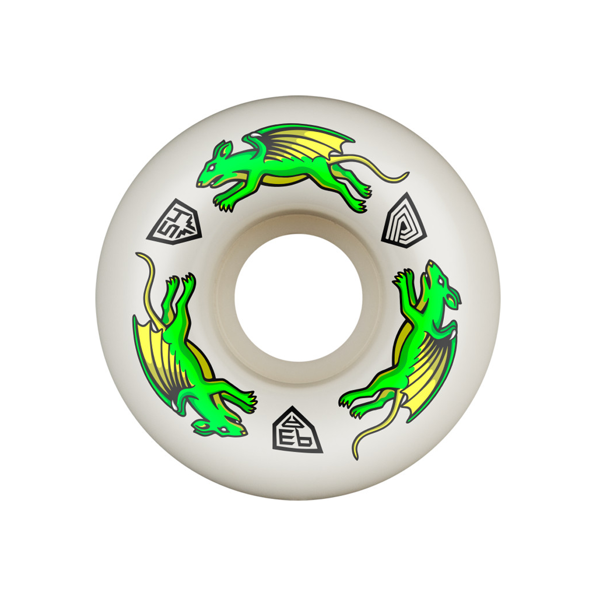 Powell Peralta Dragon Formula Nano Rats 93A Skate Wheels - 54mm