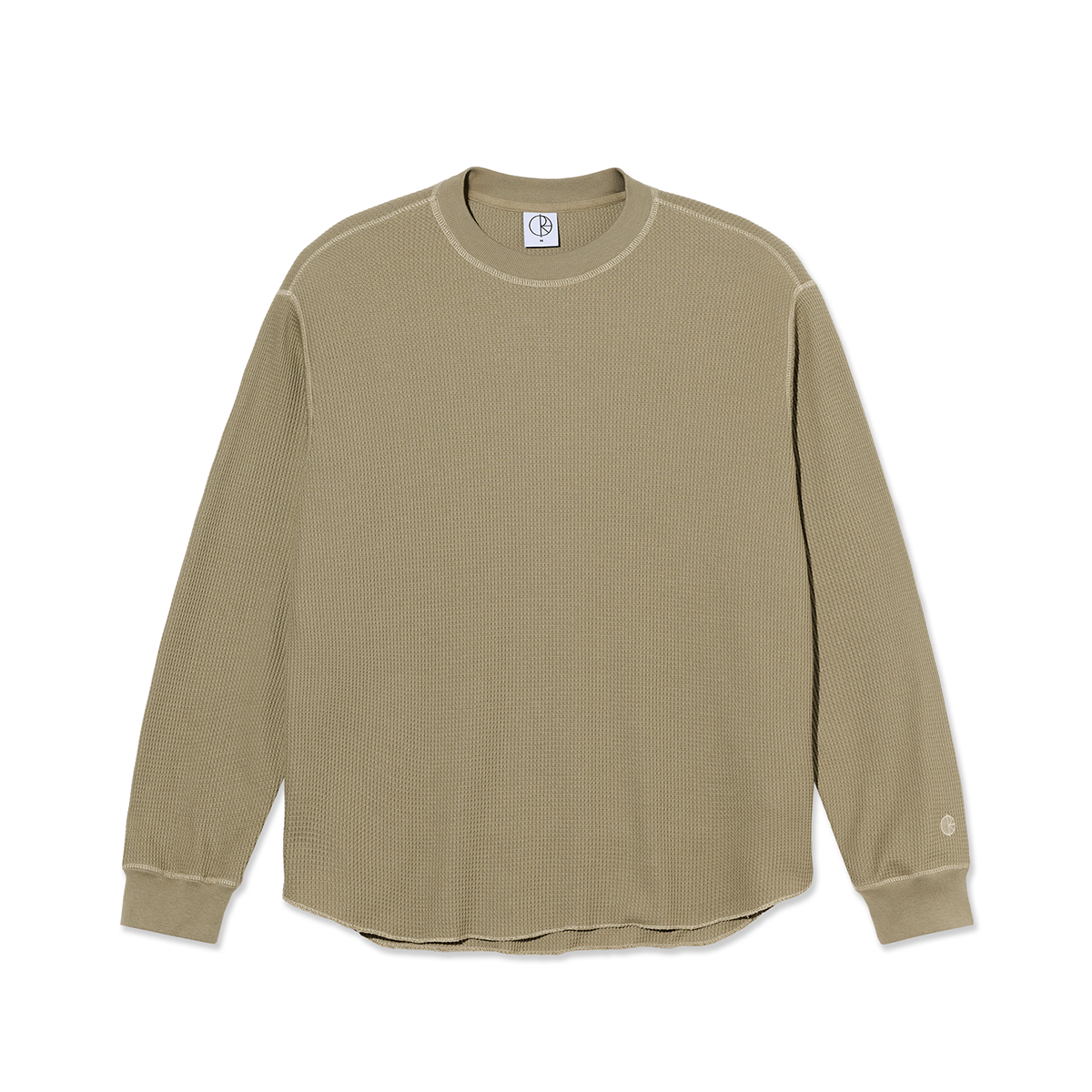 Polar Dylan LS T-Shirt - Khaki Green / Taupe