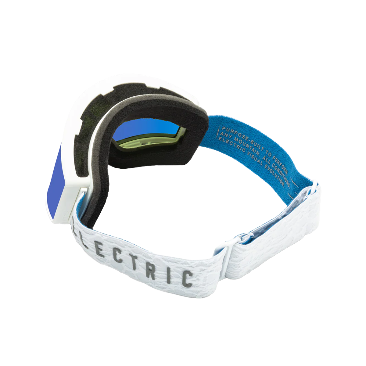 Electric Kleveland II Goggles w/ Bonus Lens - Matte White Neuron / Moss Blue