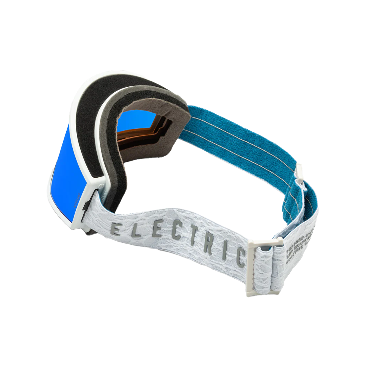 Electric Kleveland Goggles - Matte White Neuron / Blue Chrome