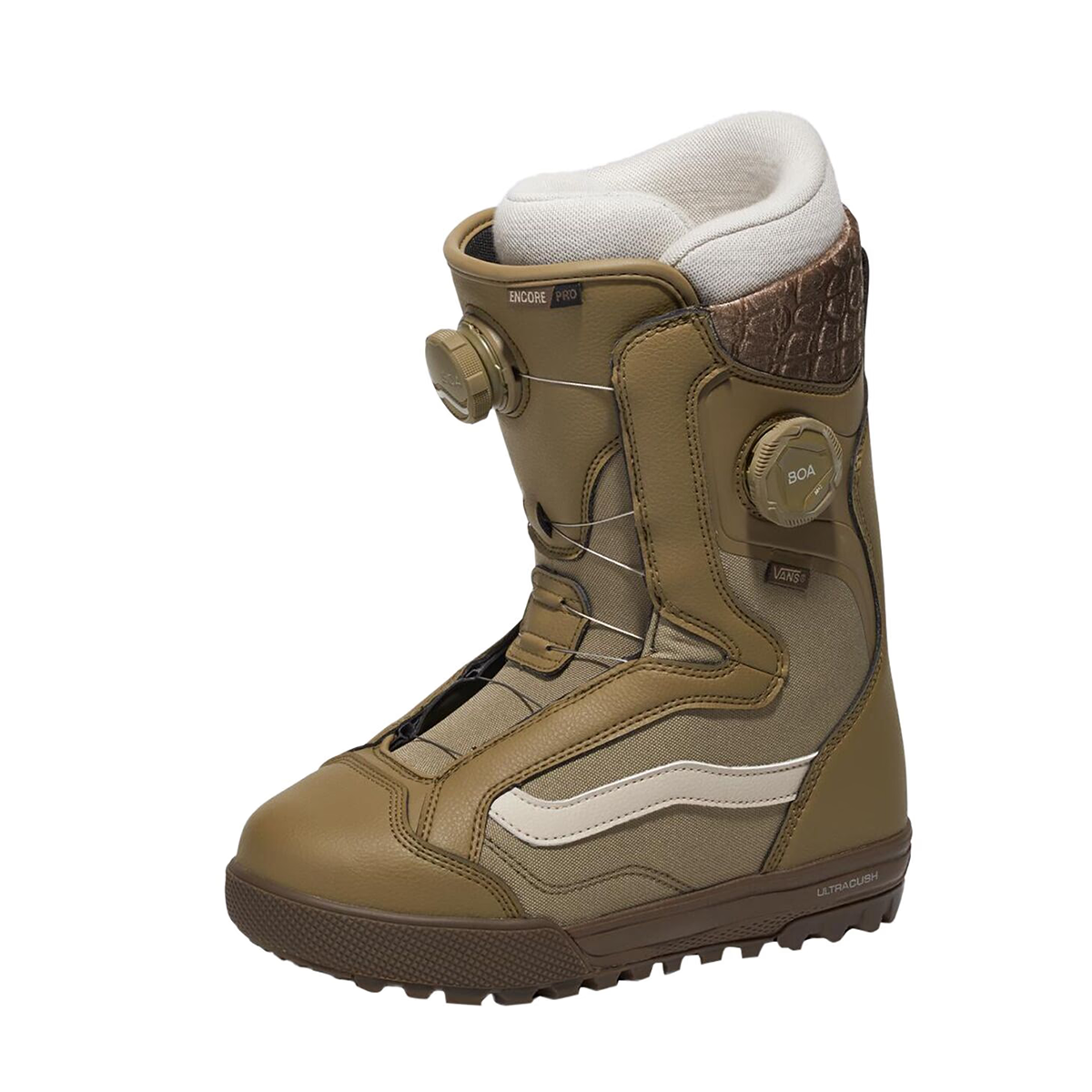 Vans Women's 2025 Encore Pro Snowboard Boot - Olive / Gum