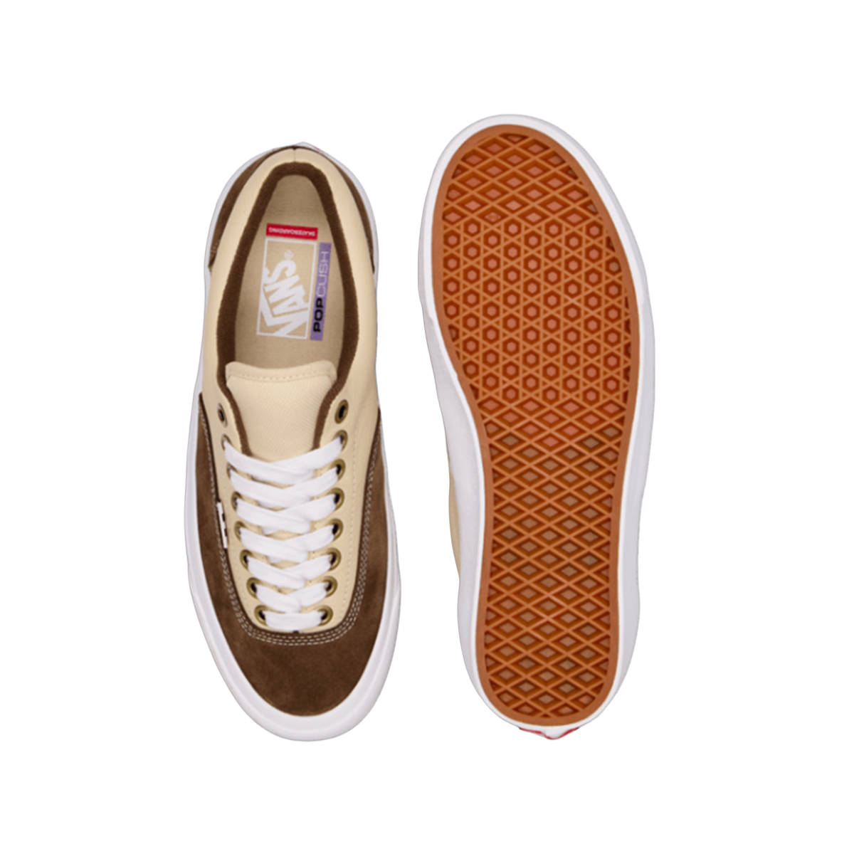 Vans Skate Era Stub Shoes - Brown / Tan