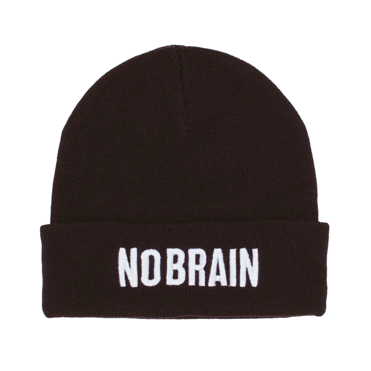 Fucking Awesome No Brain Cuffed Beanie - Black