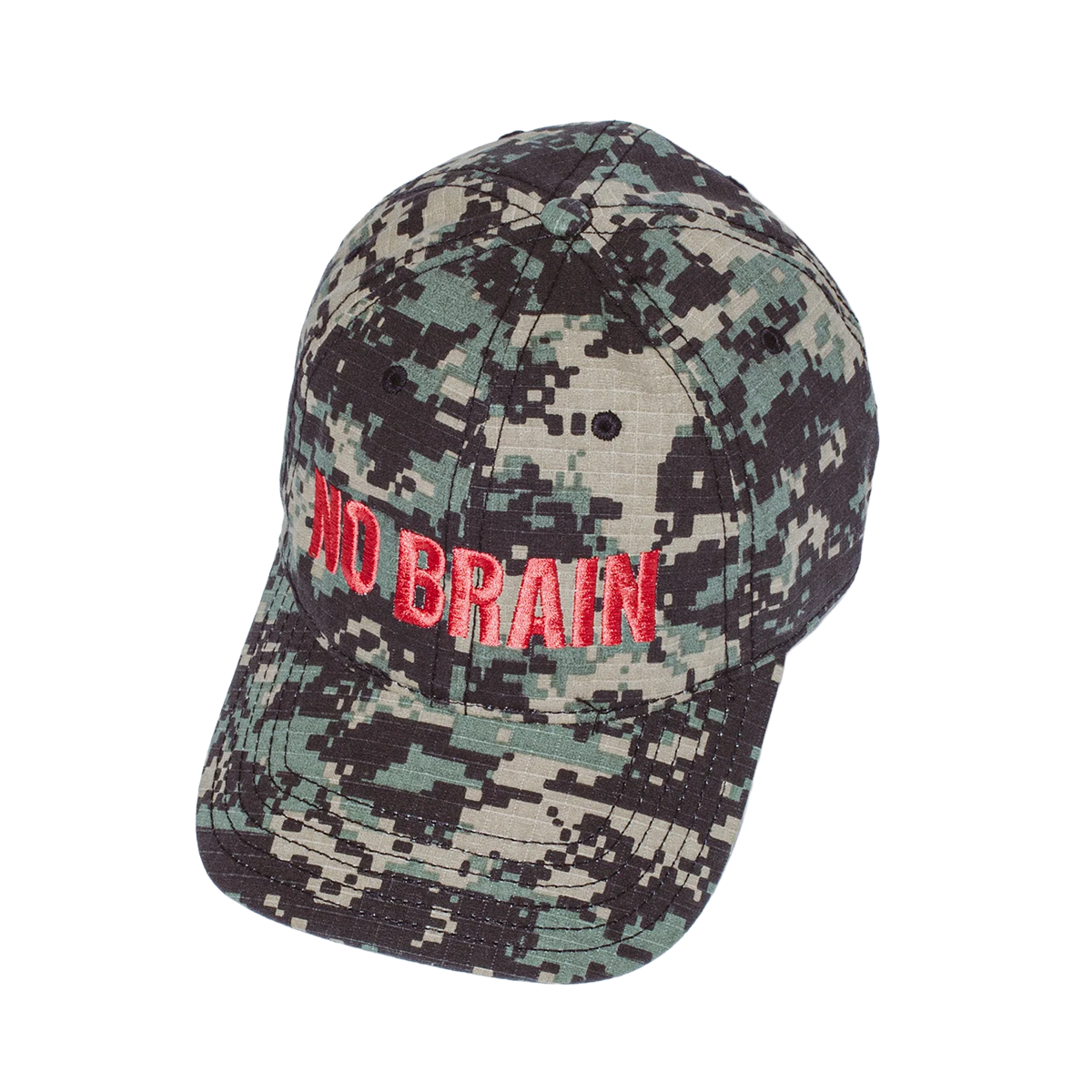 Fucking Awesome No Brain 6 Panel Hat - Camo