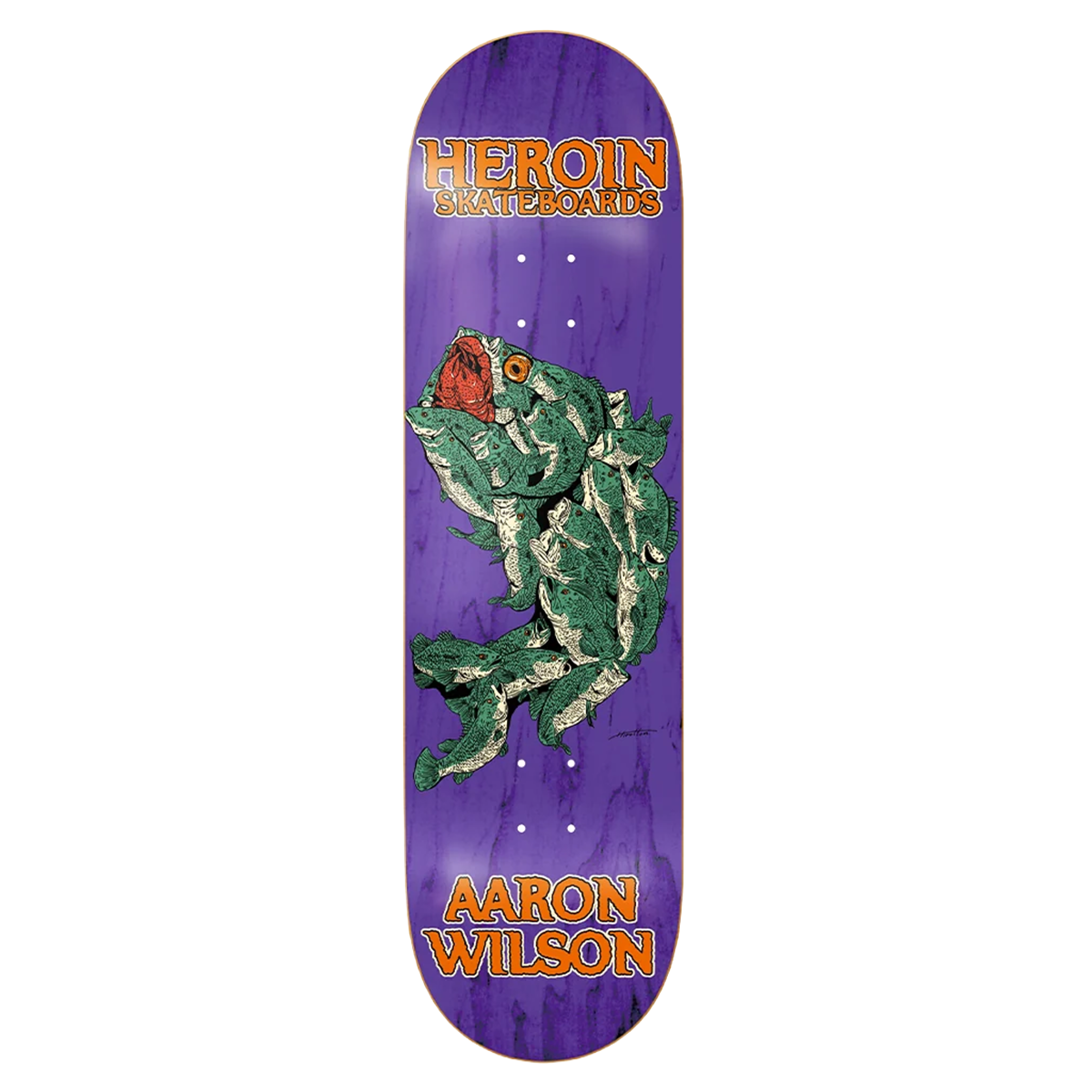 Heroin Aaron Wilson Fish Skate Deck - 8.75