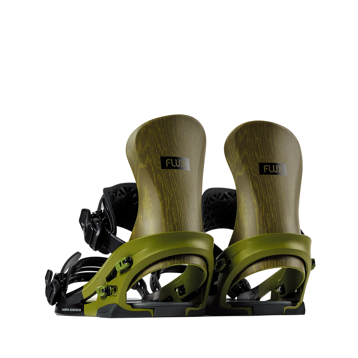 Flux 2026 SR-MF Snowboard Bindings - Green Wood